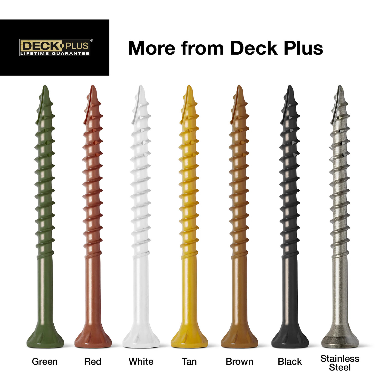 Deck Plus #10 x 2-1/2-in Wood to wood Deck Screws 1825 -Per Box|14505