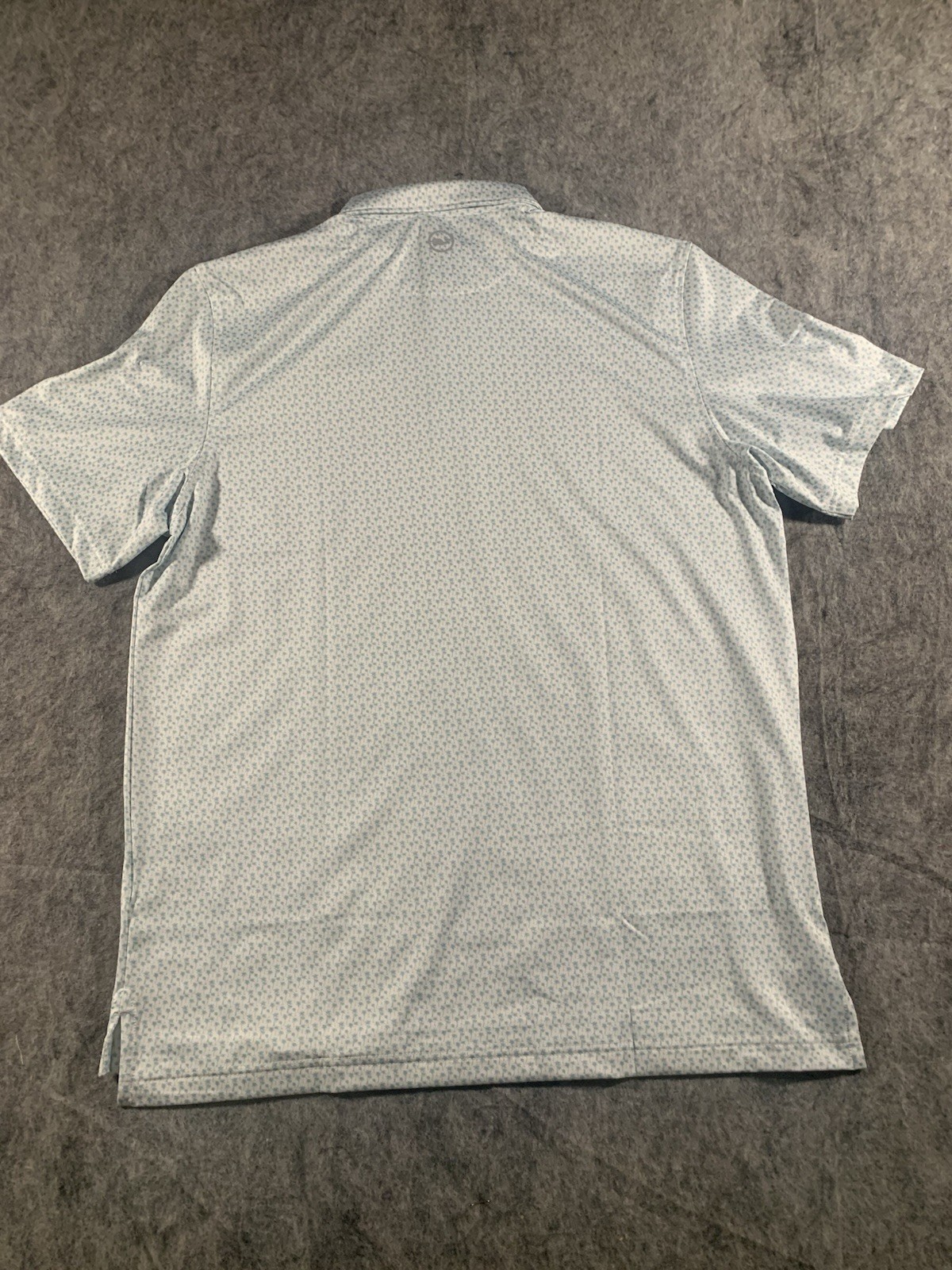 NWT Vineyard Vines Golf Shirt Mens White/Green Palm Tree Printed Sankaty Polo