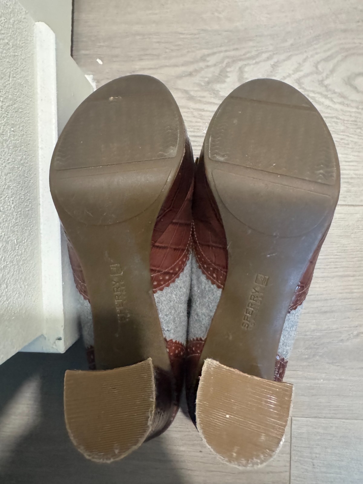 Sperry Brown High Heels, 4in Heels Size 10 (Good Condition)