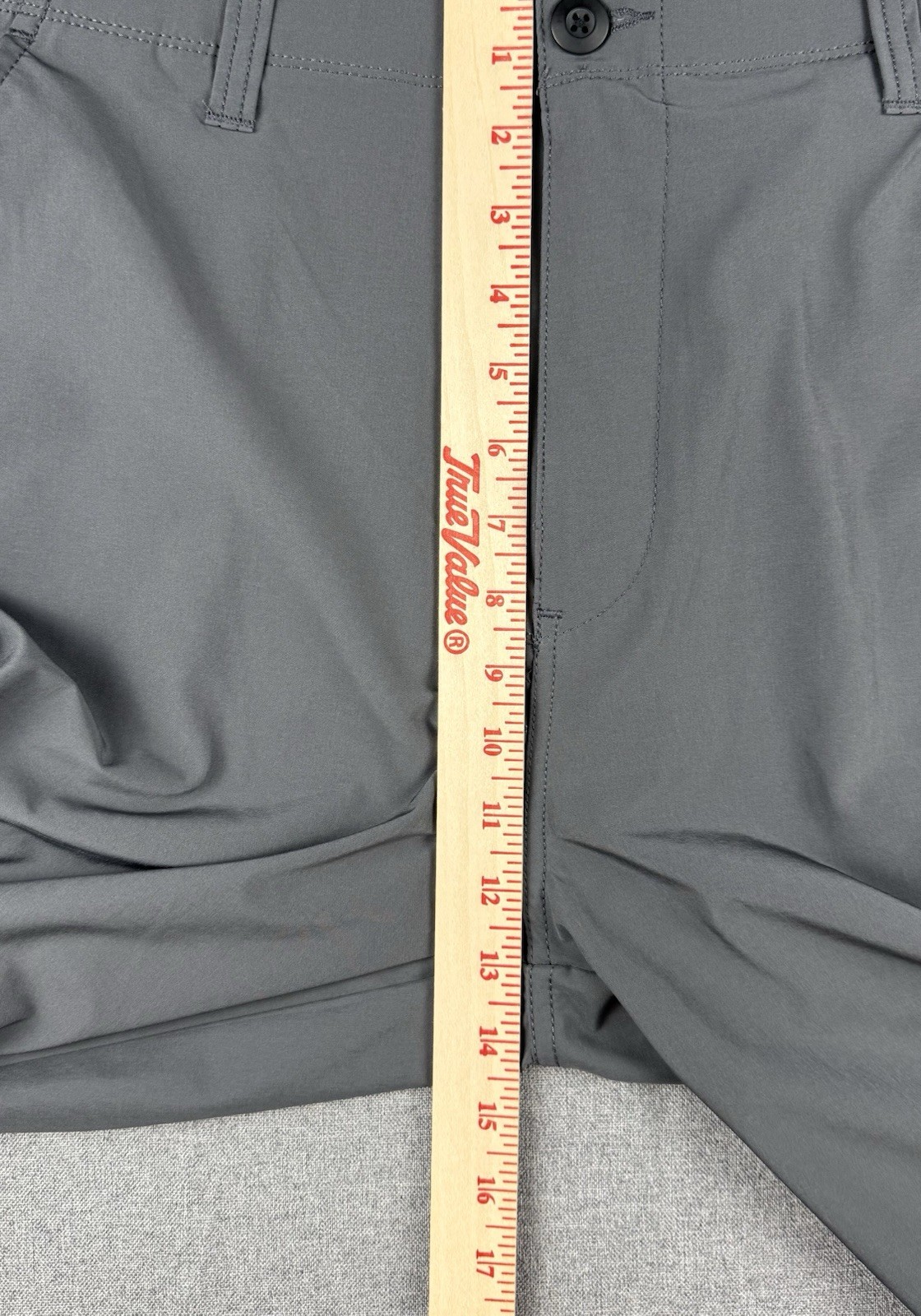 Iron Co Men’s Gray Cargo Shorts Size 36 Performance Stretch Outdoor Hiking