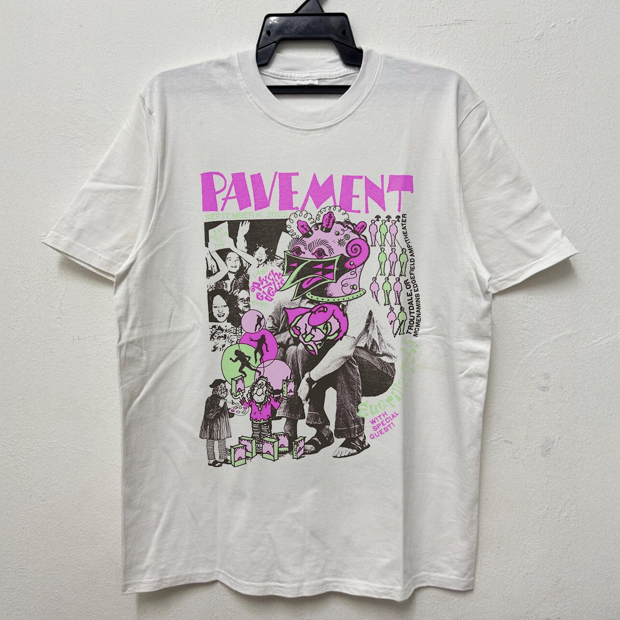NEW! Pavement T-Shirt – 90s Indie Rock Band Unisex White Cotton T-Shirt S-5XL