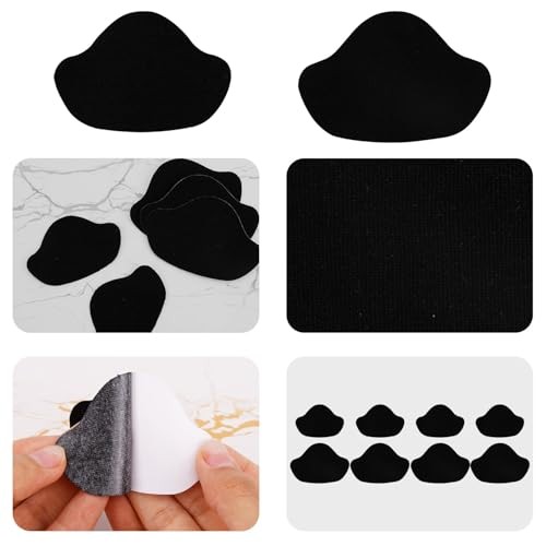 8pcs Shoe Heel Repair, Self-Adhesive Shoe Hole Repair Pads Patch Heel Cushion