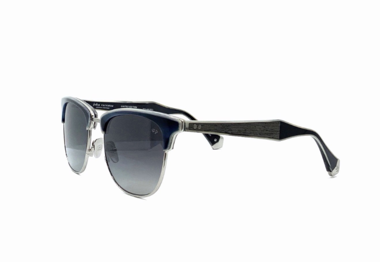 ($860) NWOT John Varvatos Limited Edition Artisan Sunglasses (Blue Horn)