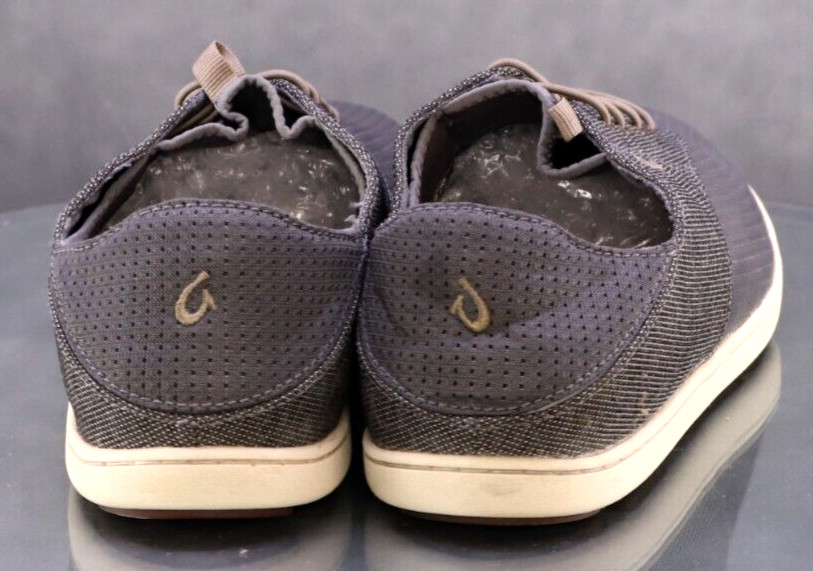 Olukai Nohea Moku $130 Men’s Knit Sneakers Shoes Size 8.5 Gray