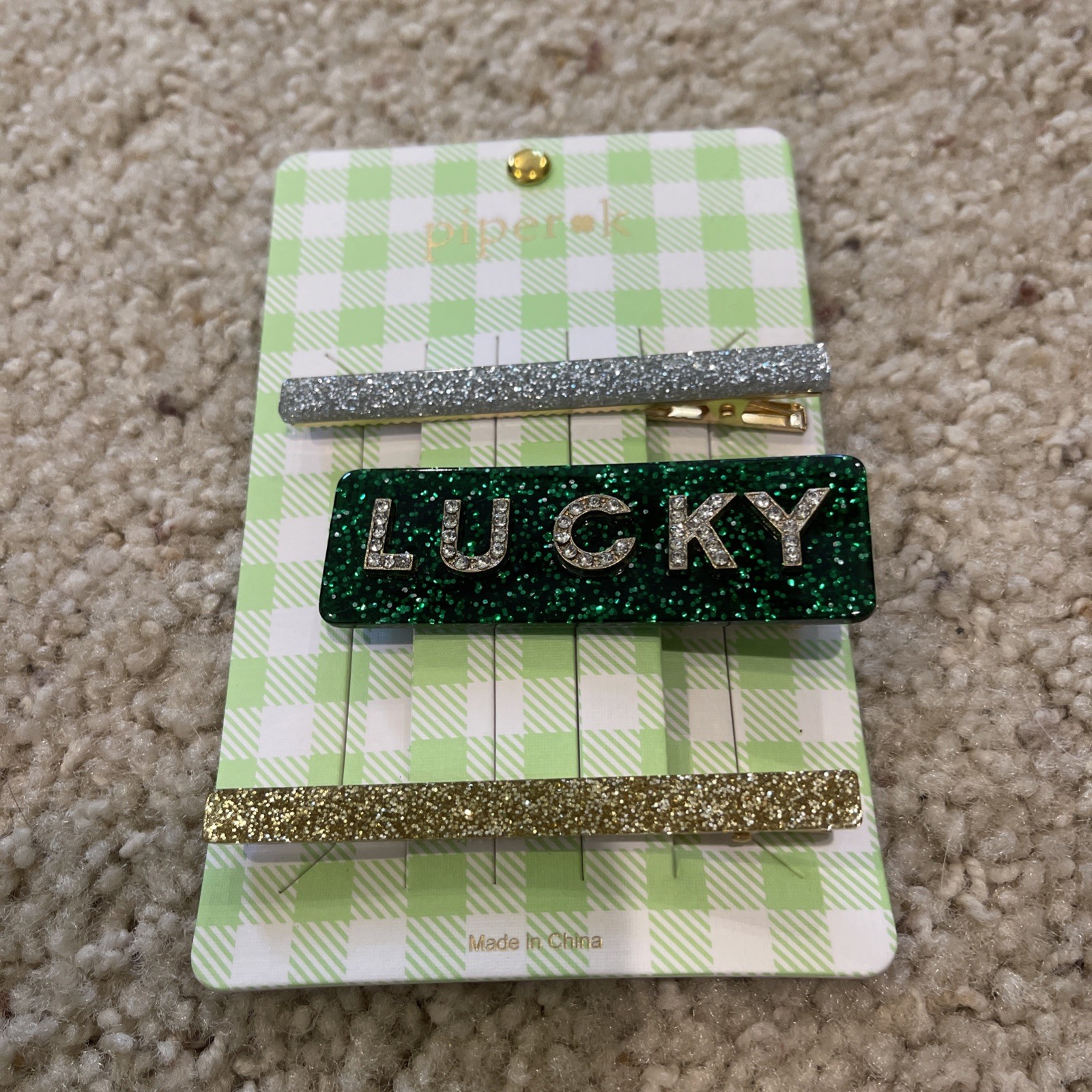 piper k metal hair clips