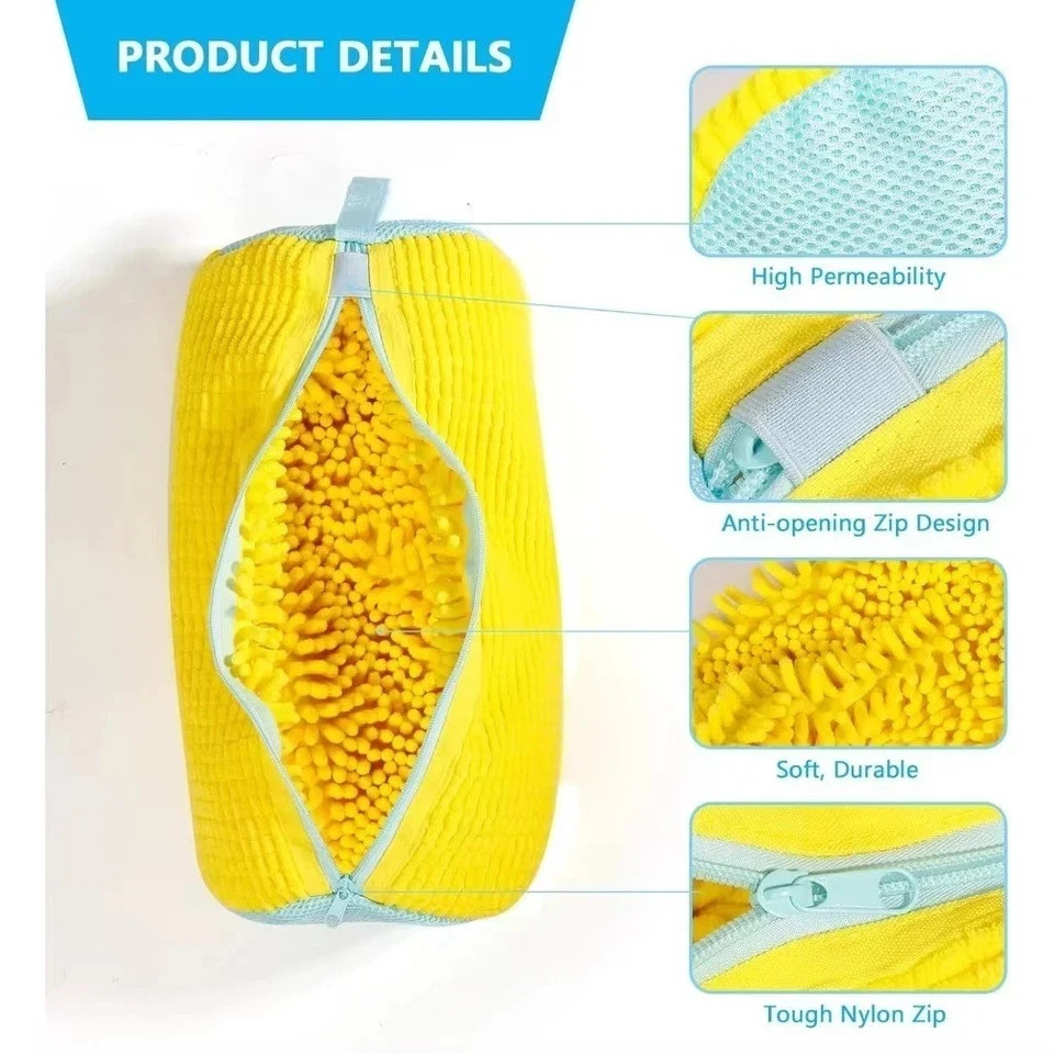Durable Shoe Washing Machine Bag or brush for All Shoe Types,Ideal for Sneakers