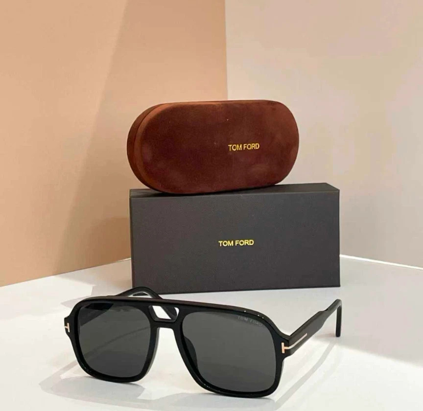 Tom Ford Falconer Sunglasses TF884 Black/Gray 60-18-140mm With Case New