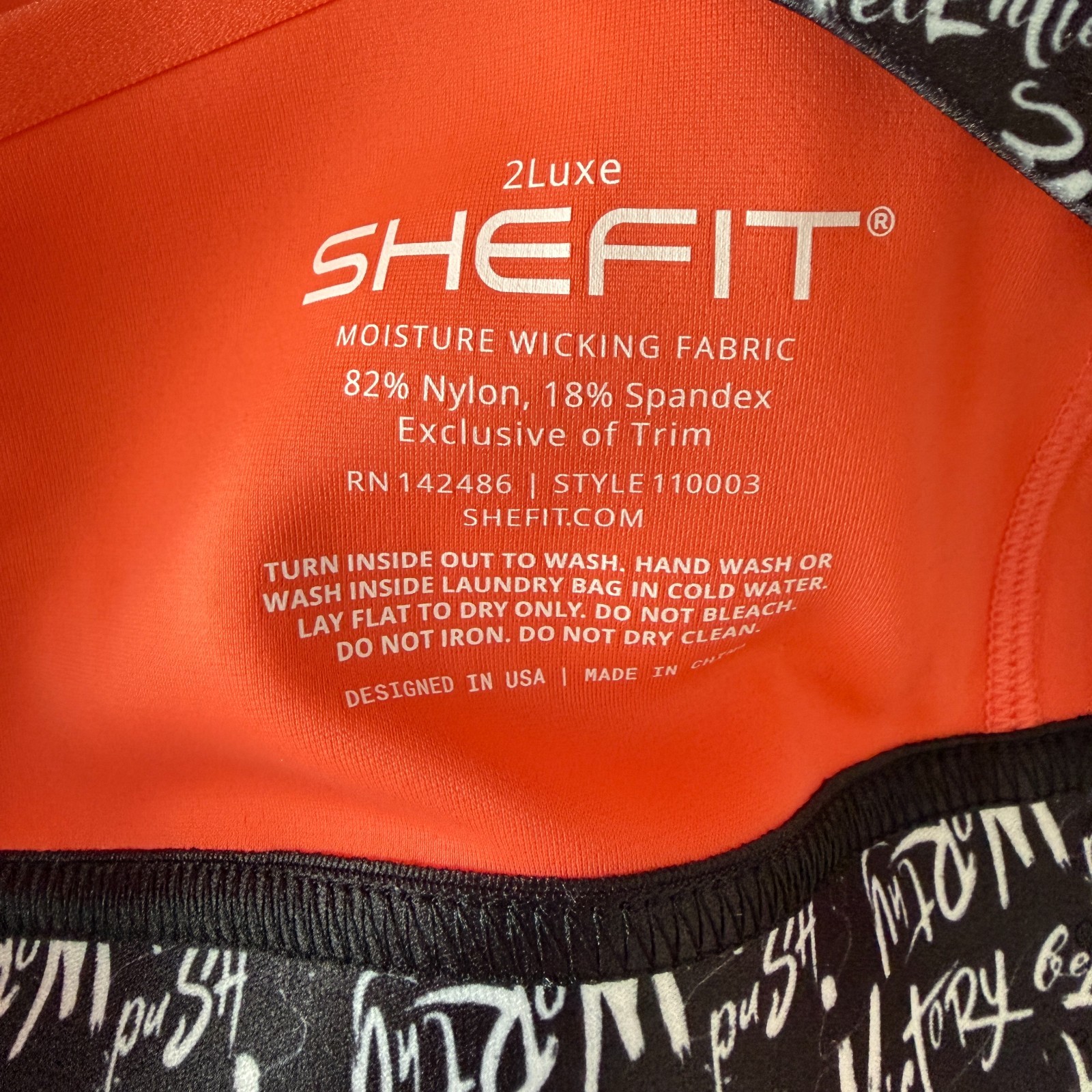 SHEFIT FLEX Believe Sports Bra Size 2Luxe High Support Athletic Fitness – NEW!