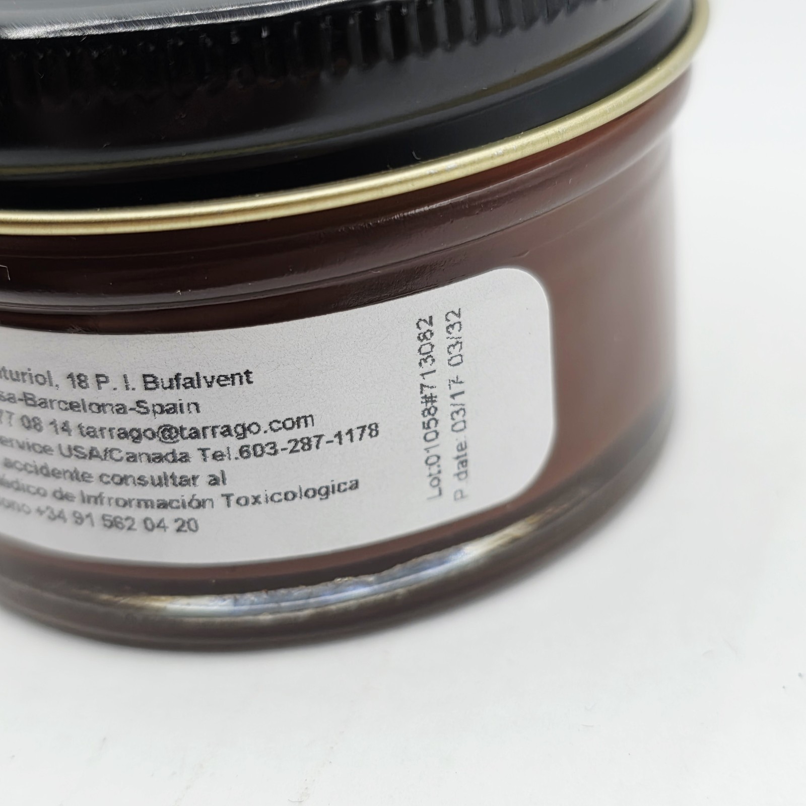Tarrago Shoe Polish # 122 Chocolate Cream Leather Protector 1.76 oz. 50ml Boot