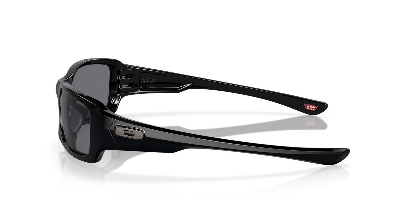 Oakley Fives Squared Polished Black/Grey 54 mm Sunglasses OO9238-0454
