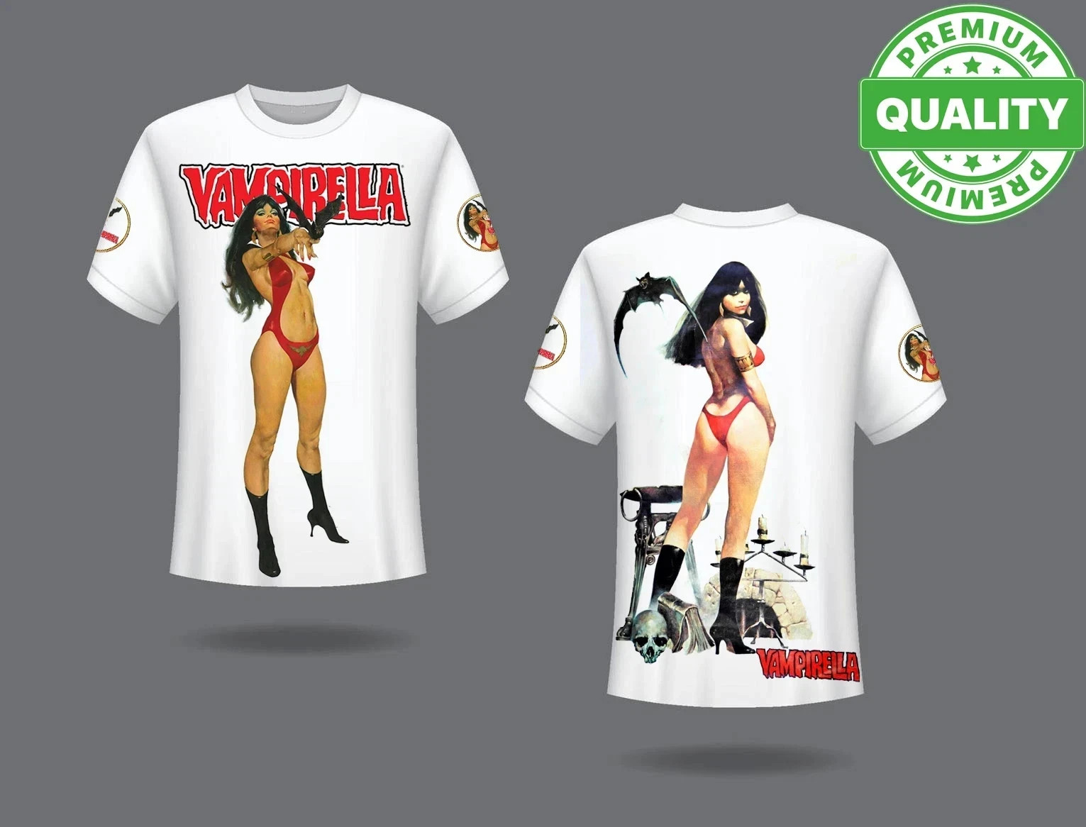 Vampirella Horror Movie 3D AOP T Shirt unisex reprint VK13530