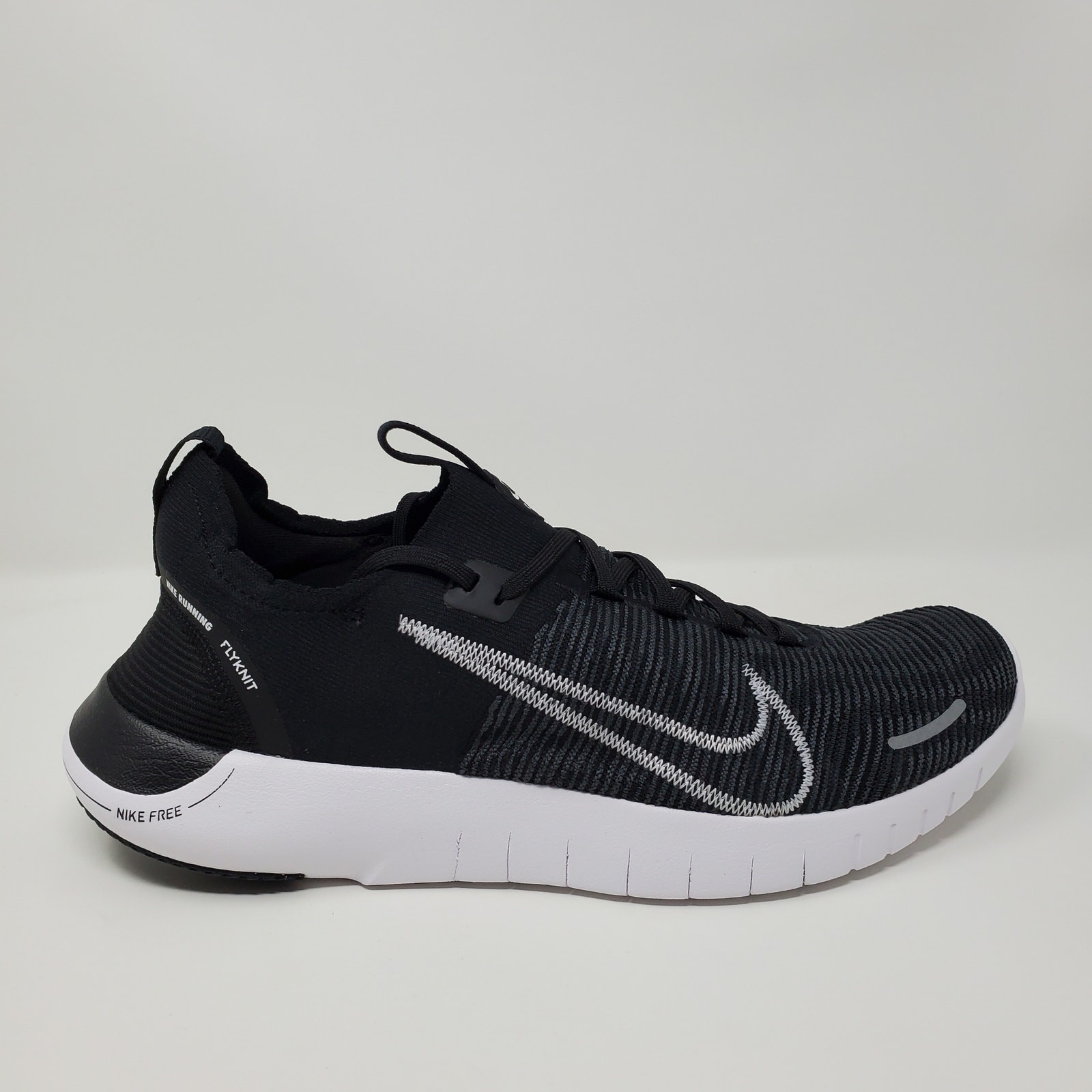 Nike Free RN FK Flyknit Next Nature Black White Men’s Size 12 FB1276-002