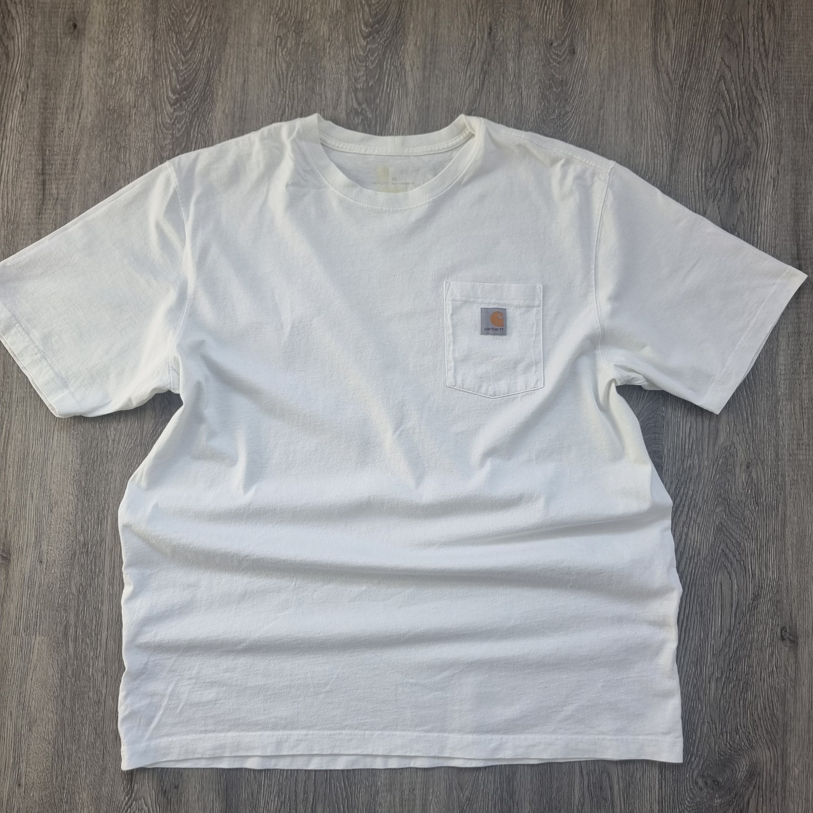 Authentic Carhartt K87 Heavyweight Pocket T-Shirt – White XL