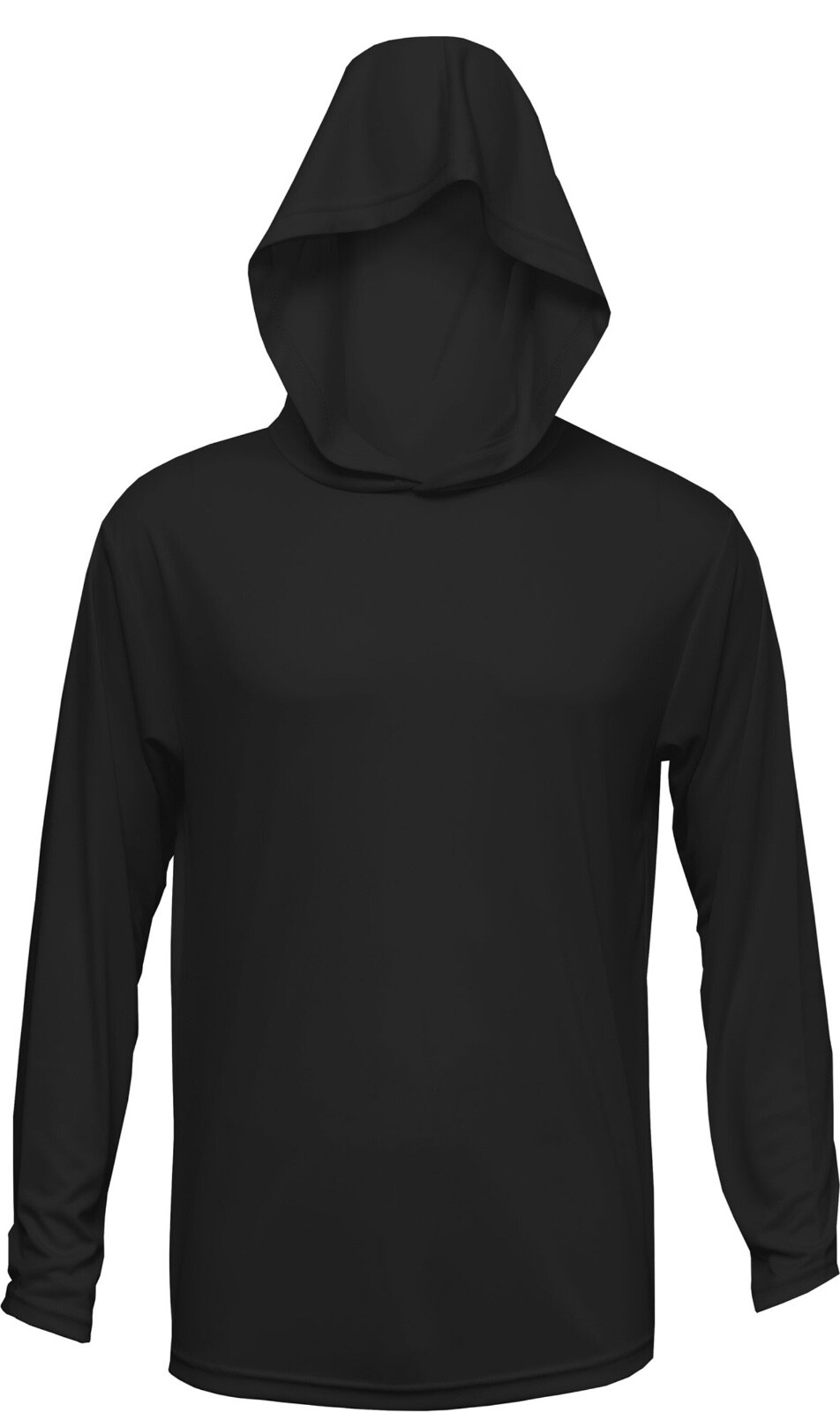 DRI-FIT Performance Hoodie Long Sleeve T-Shirts, UPF 50+ Sun Protection Hooded