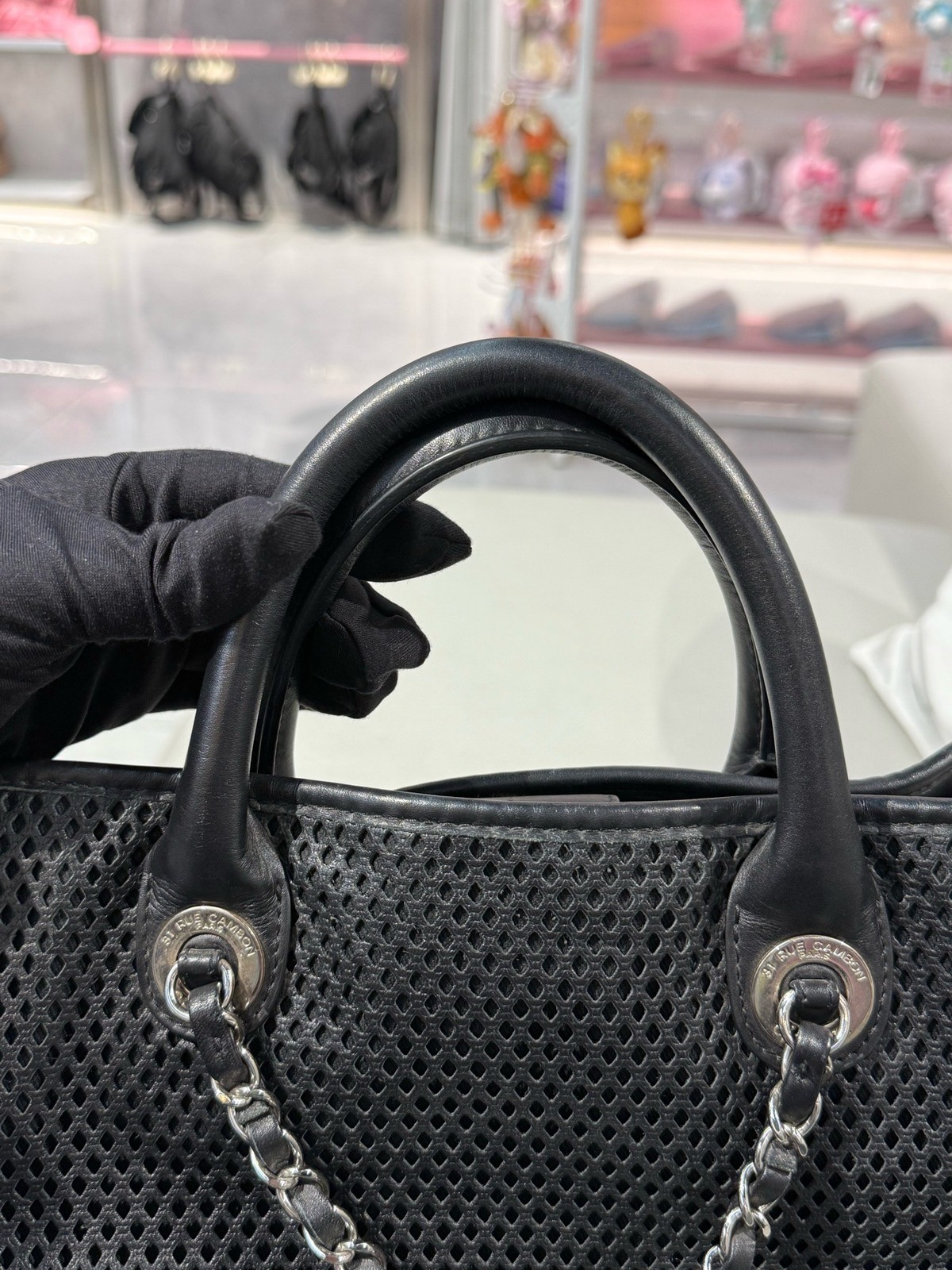 Chanel Pre-Owned Authentic Tote Black 33.5/28/16.5 Silver