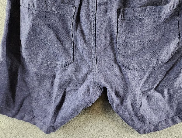 The Men’s Store at Bloomingdale’s Solid Linen 7″ Shorts Men’s 34 Navy Pull On