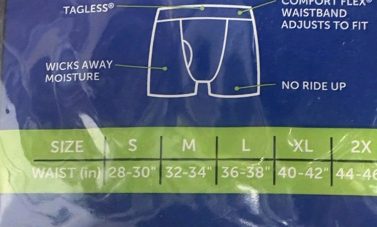 Hanes Mens 4 Pack Boxer Briefs Performance Stretch X-Temp Moisture Wicking S-2XL