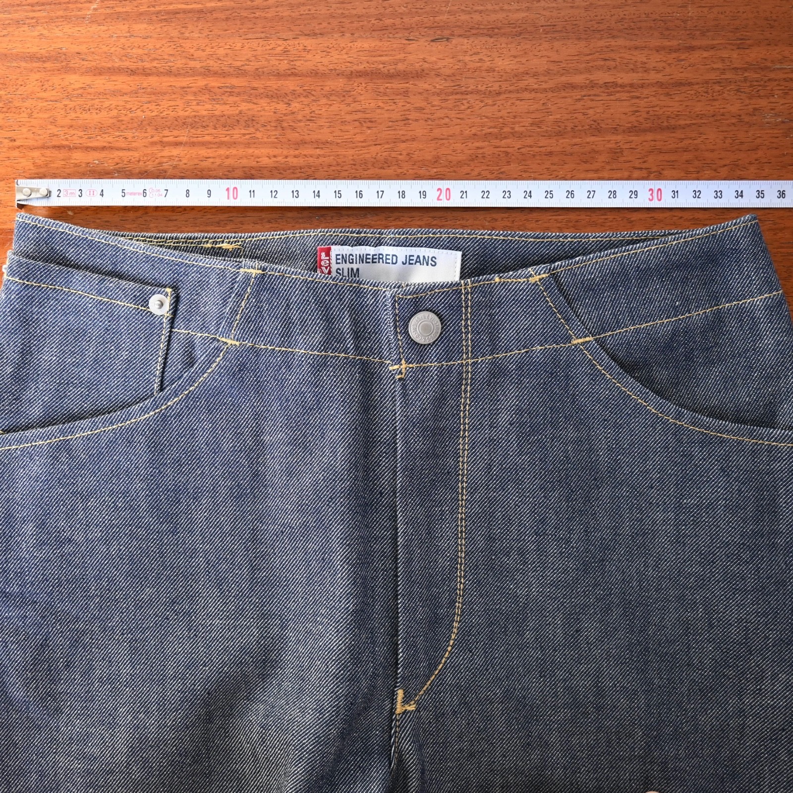 DEADSTOCK, 2000s Levi’s ENGINEERED JEANS “ORGANIC SLIM CUT”, made in Japan, 29