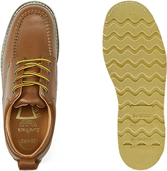 DieHardMen’s 4″ Soft Toe SureTrack Leather Slip Resistant Work Boots Shoes 82994