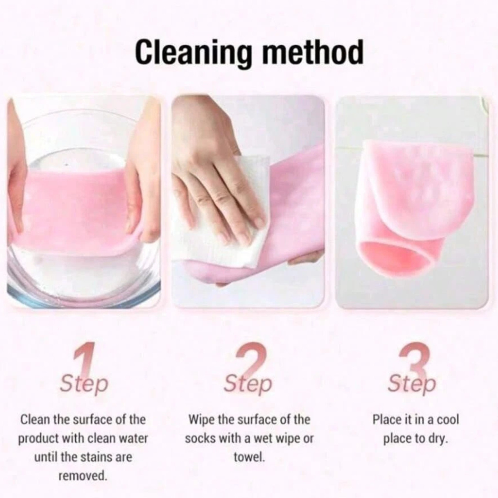 2PCS Reusable Gel Moisturizing Foot Socks Soft Hydrating Socks Pedicure Socks