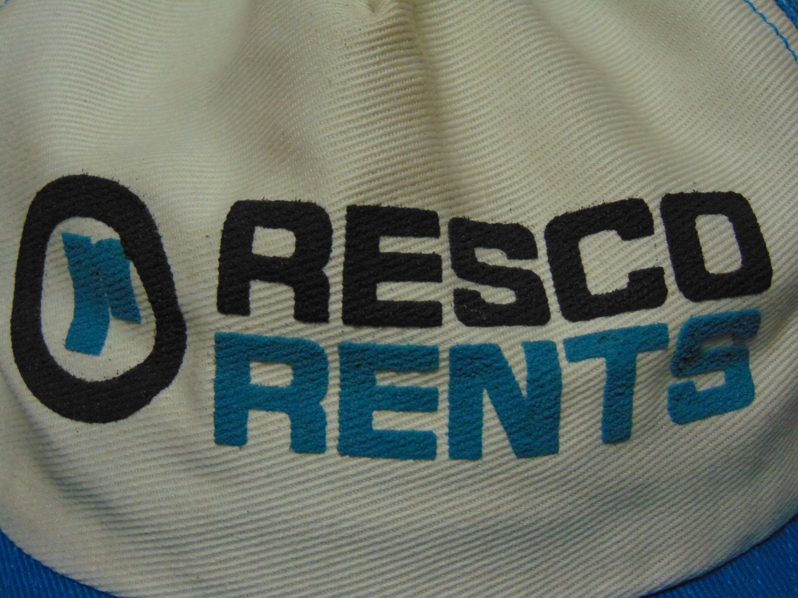 Vintage 1980s RESCO RENTS GREENSBORO NORTH CAROLINA Snapback Trucker Hat Cap USA