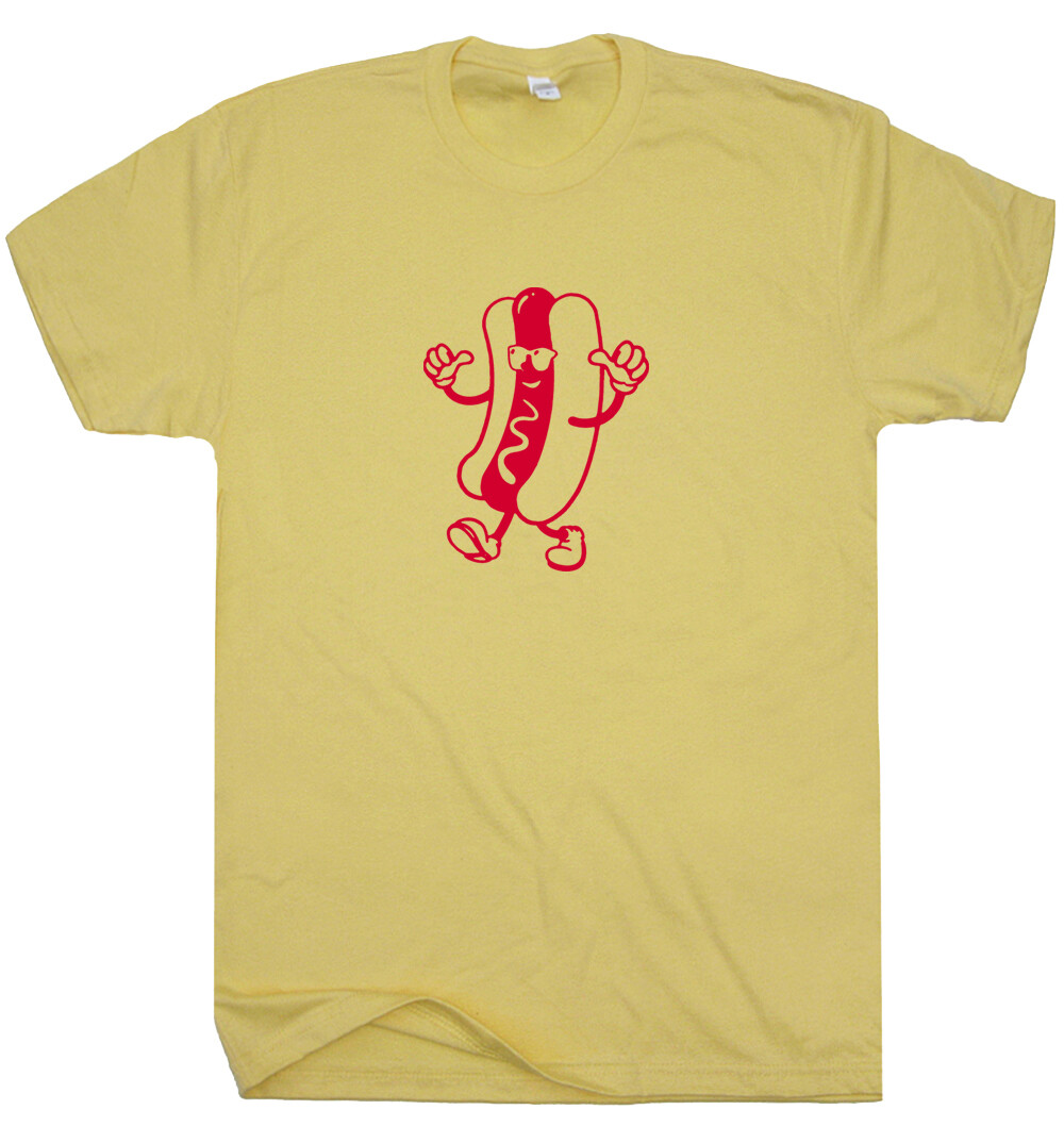 Hot Dog T Shirt Cool Hot Dog Graphic Shirt Funny Food Shirts For Men Women Kids