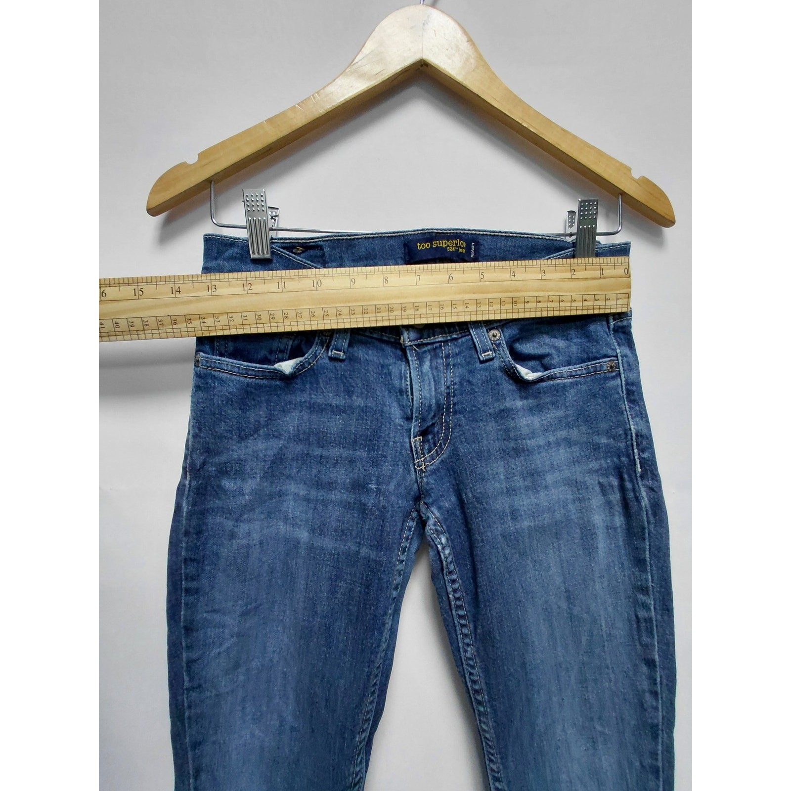 Levi’s Blue Denim Bootcut Jeans Mid (10-12 in) Regular Women