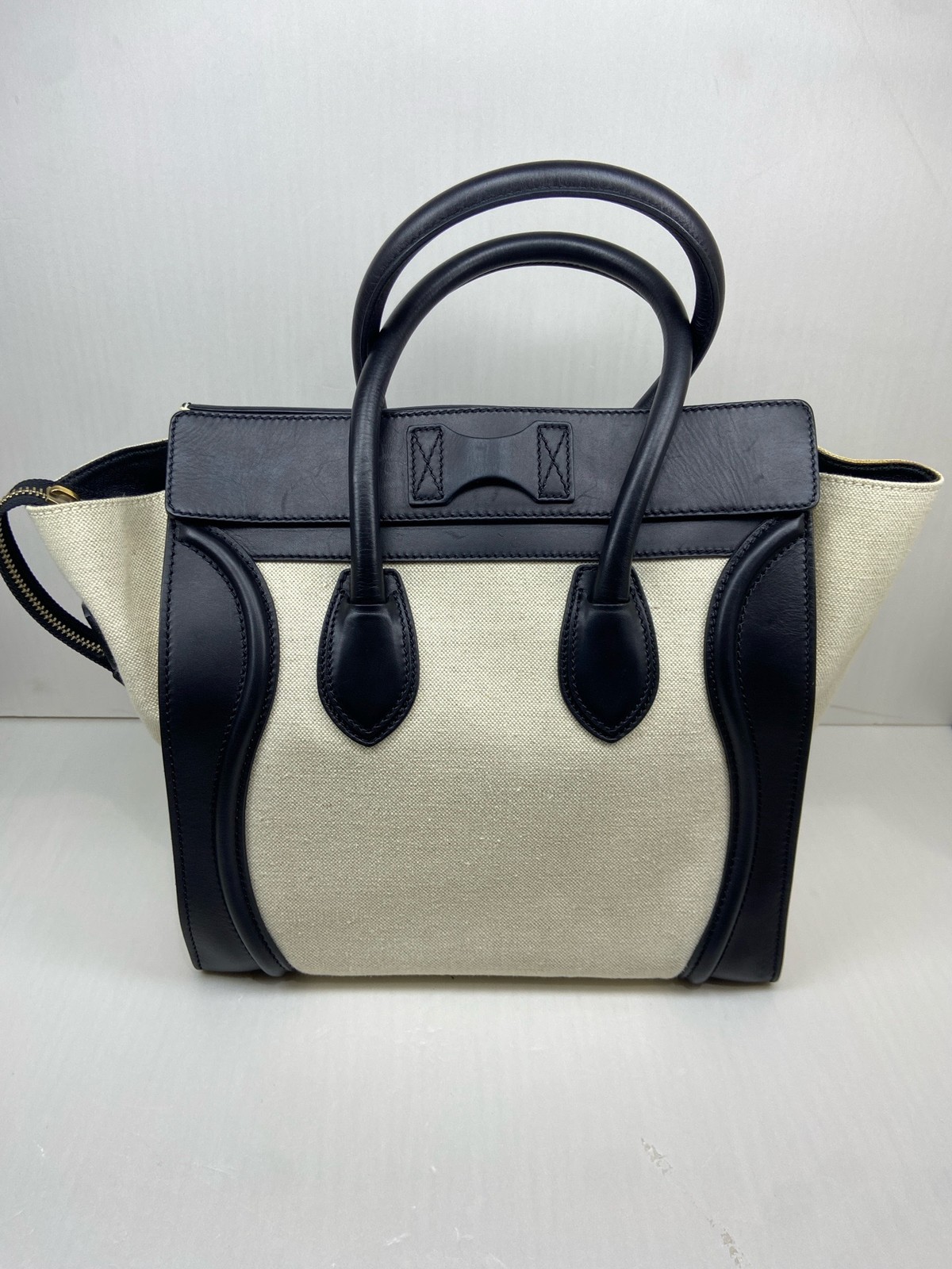 Celine Pre-Owned Authentic Satchel Colorblock 30.5*29*17 Free Tracked Shipping
