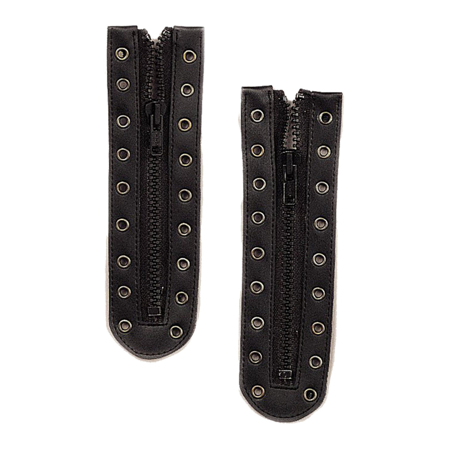 Black Leather Zipper Boot Laces 9 Hole Set Army Military Combat & Jungle Boots