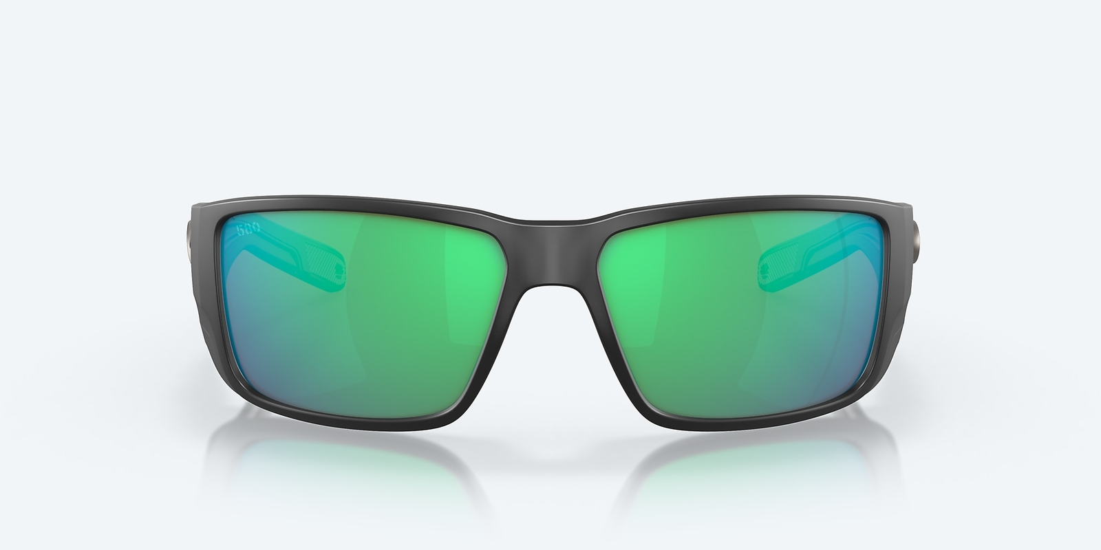Costa Del Mar Blackfin Pro Matte Black/Green Mirror Polarized 580G Sunglasses