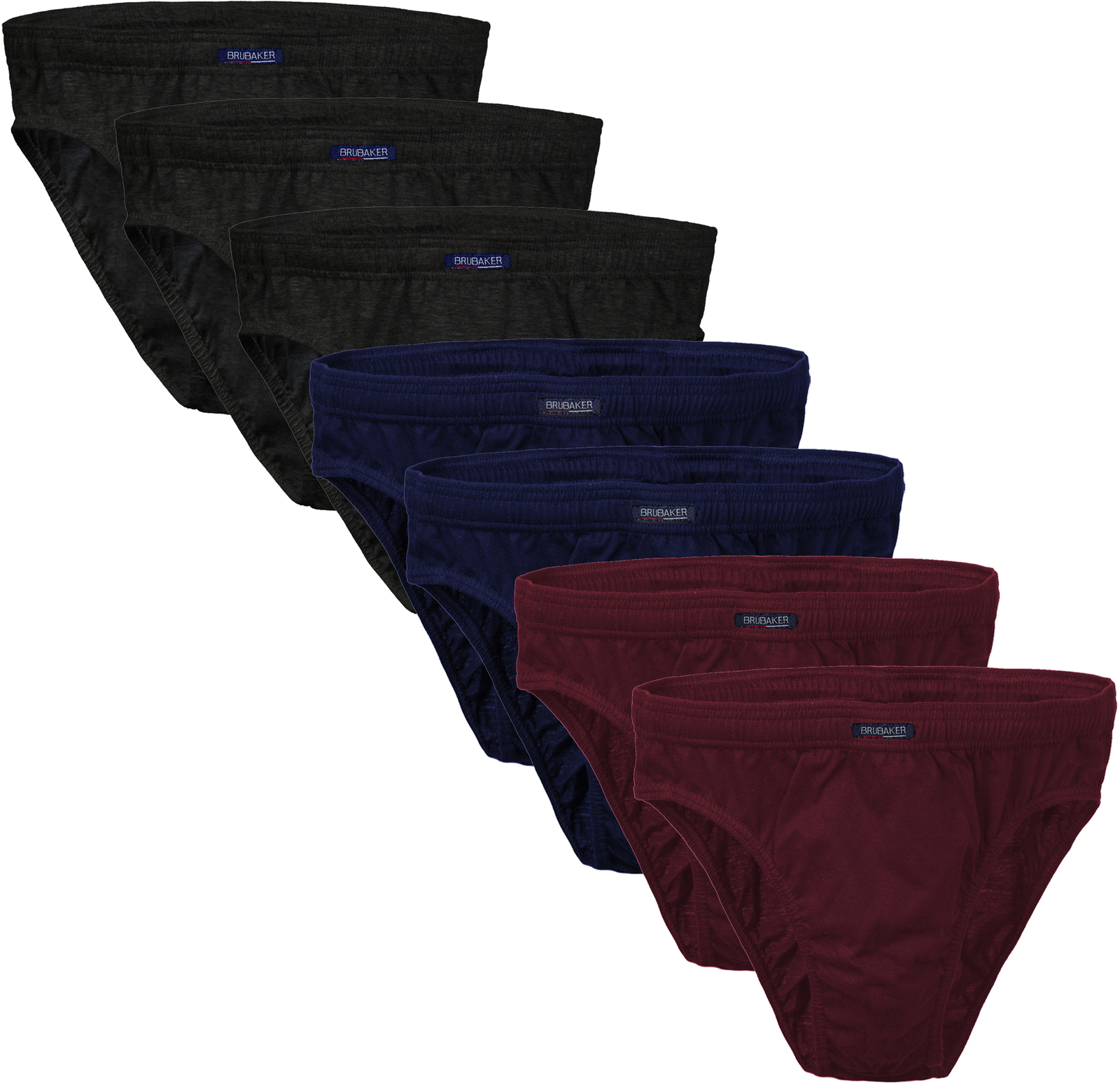 BRUBAKER Men’s Basic Sport Brief 7-Pack