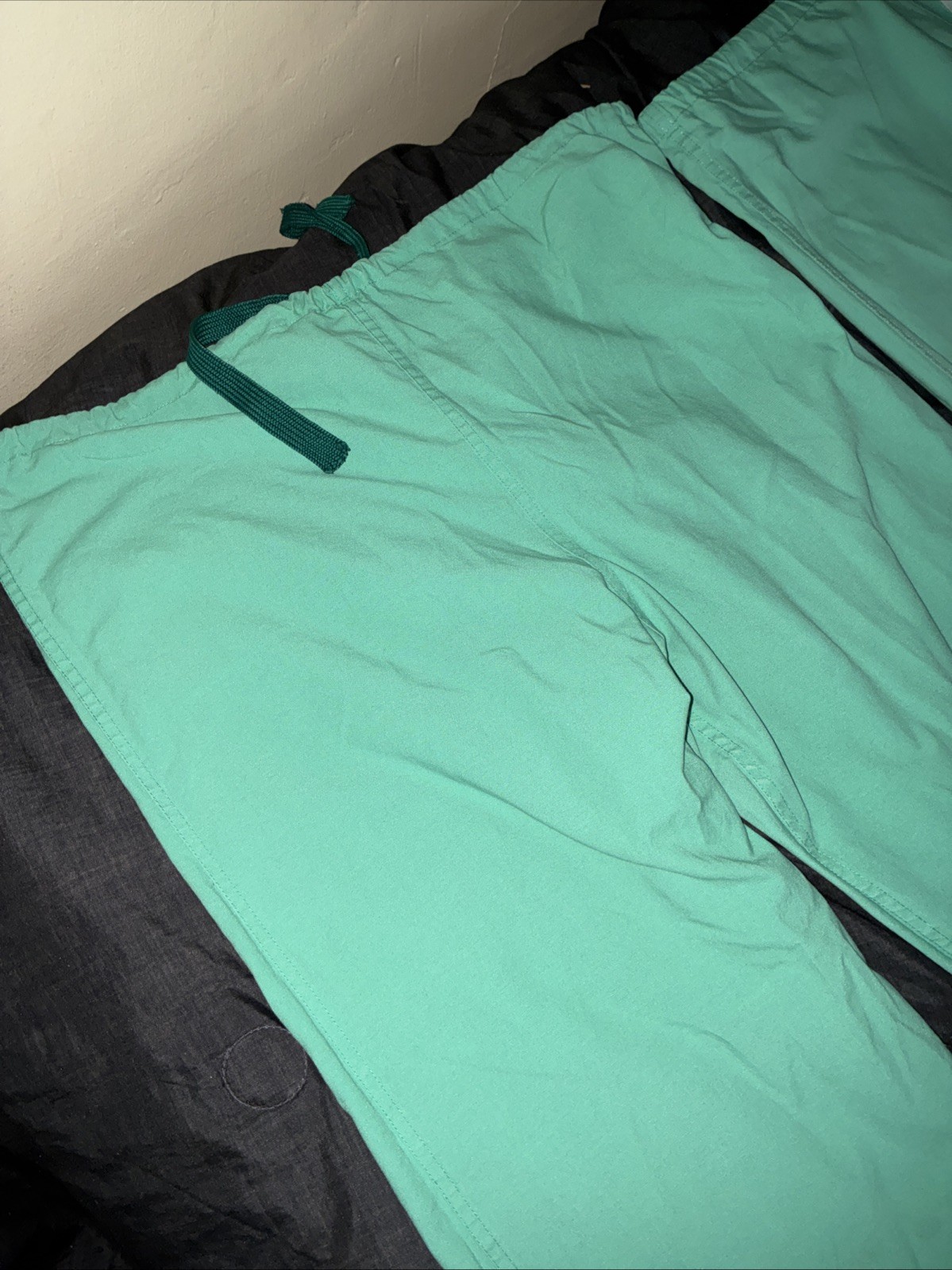 Lot of 2 Medline M500 NT JM-CM Scrub Pants Medium Green Unisex Straight Leg