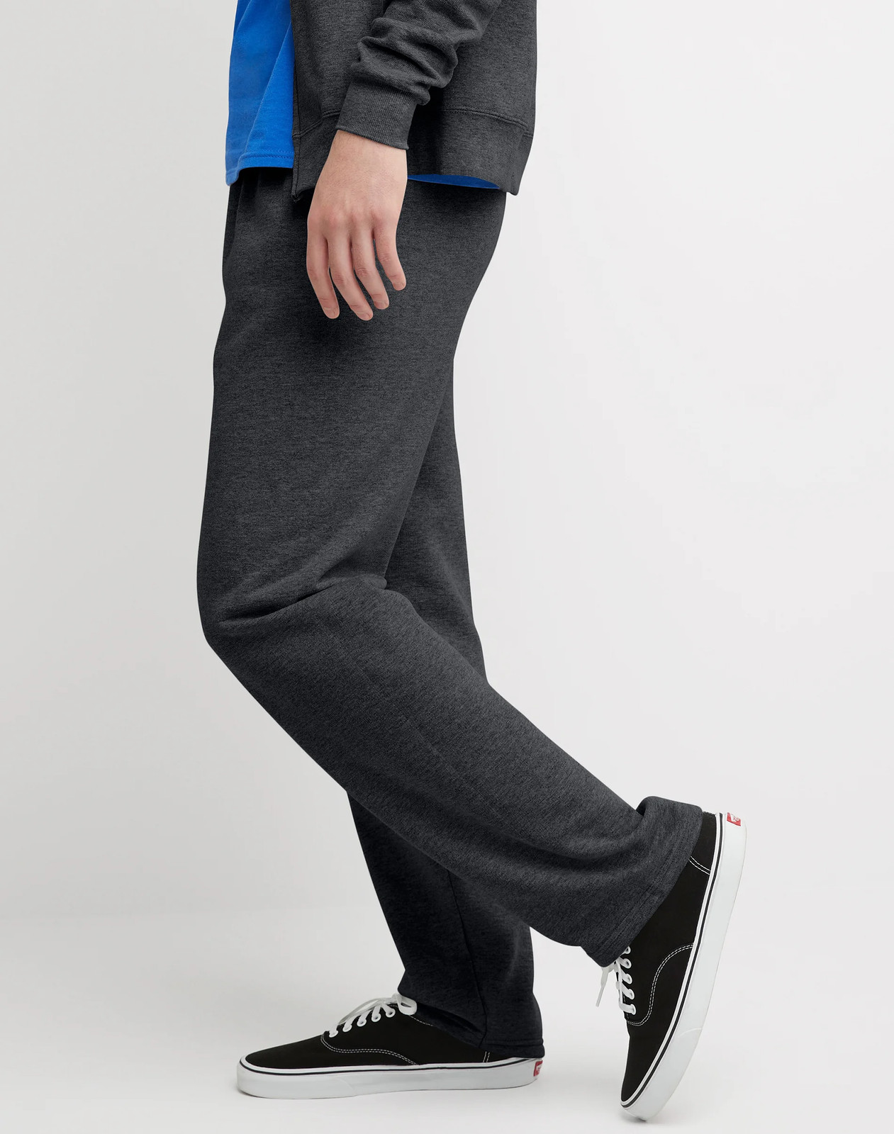 Hanes Men Fleece Sweatpants w/ pockets ComfortSoft EcoSmart Low-pill High Stitch