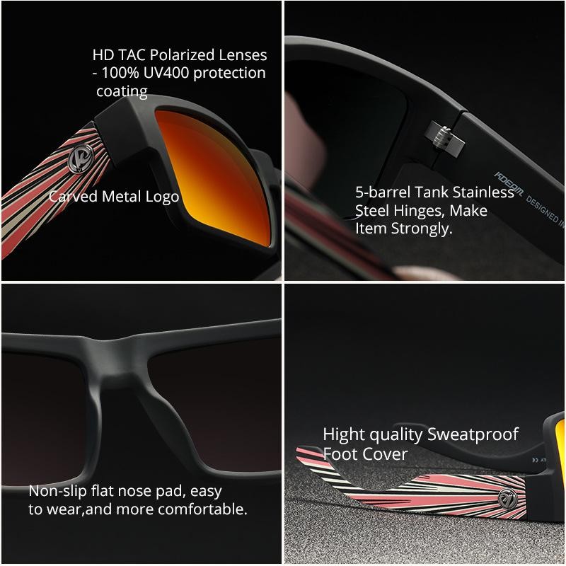 Spy Cyrus Polarized Sunglasses Men Square Unisex Optic Lens Mirrored Outdoor