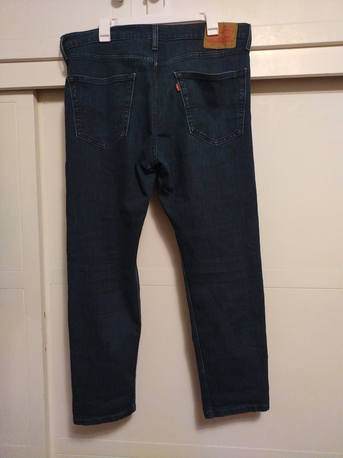 Levi’s Mens 502 All Seasons Tech Jeans Size 36×30 Dark Wash Blue Denim
