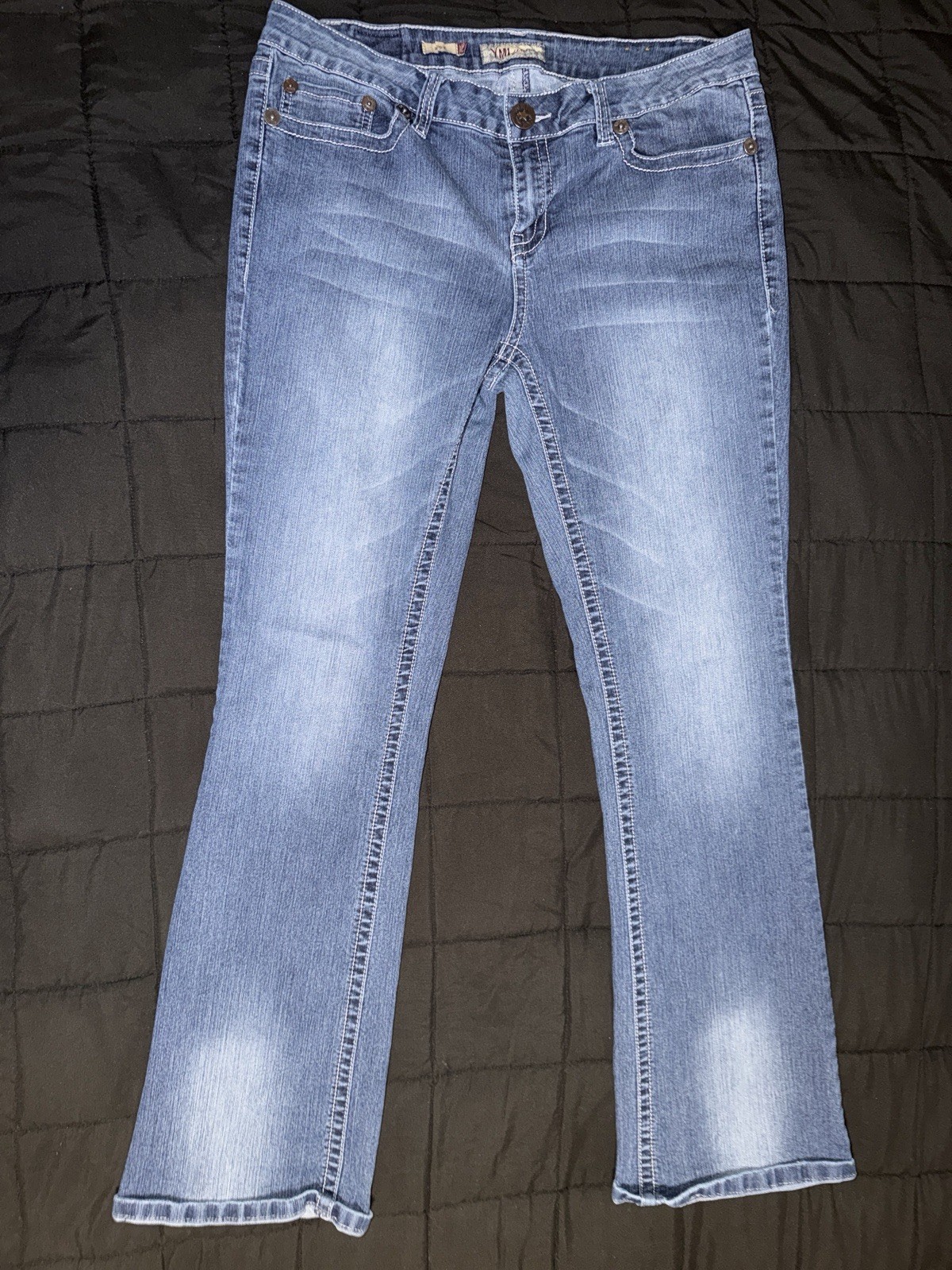 Bootcut Denim Women’s Size 15 Blue Mid Rise Cotton Blend