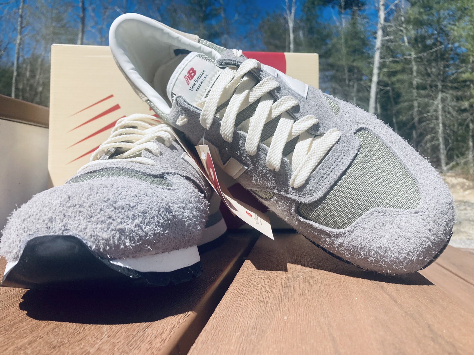 New Balance 990v1 x Teddy Santis Made In USA Mens Size 12 (M990TA1) “Marblehead”