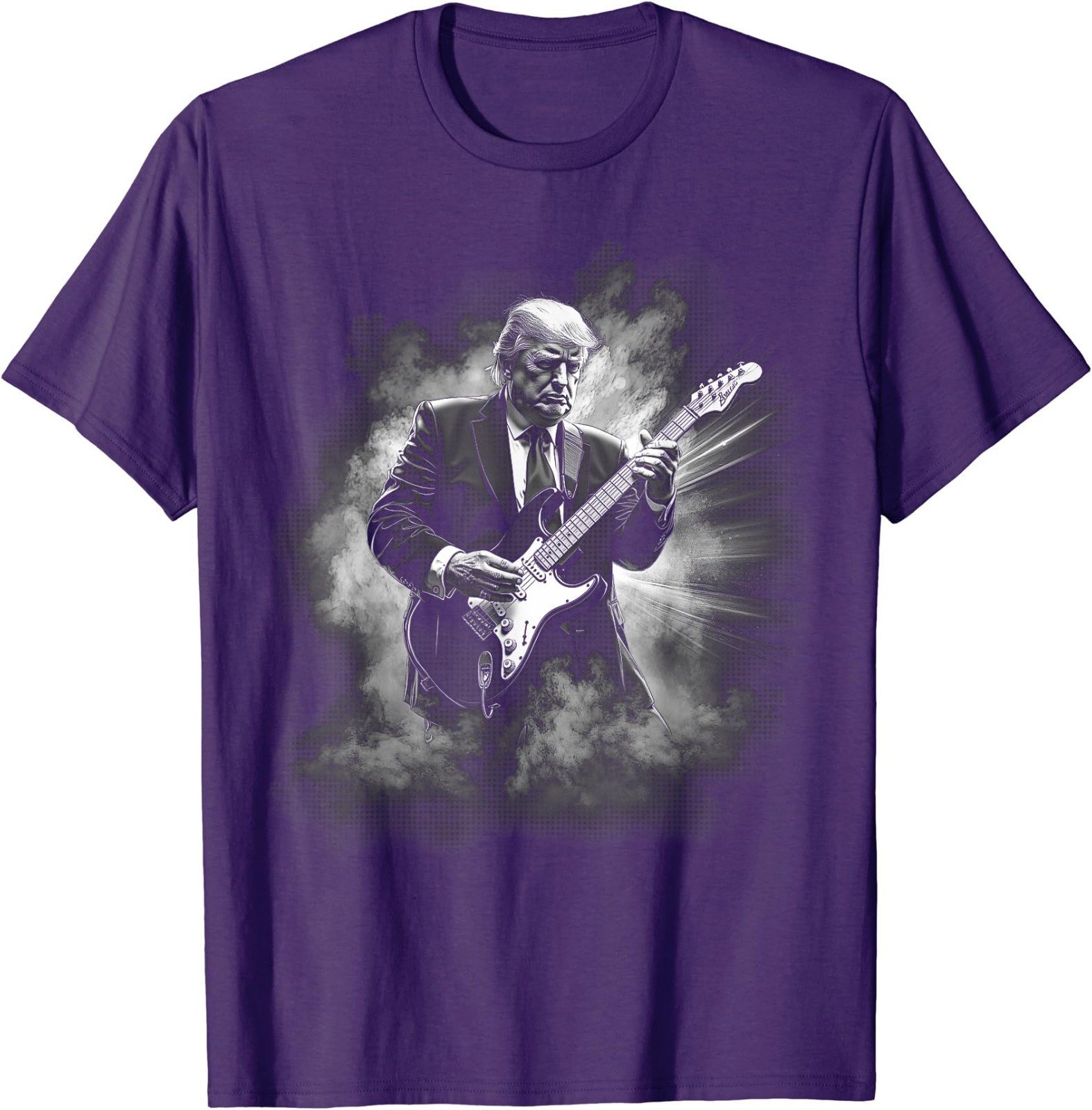 Donald Trump Playing Electric Rock Guitar T-Shirt