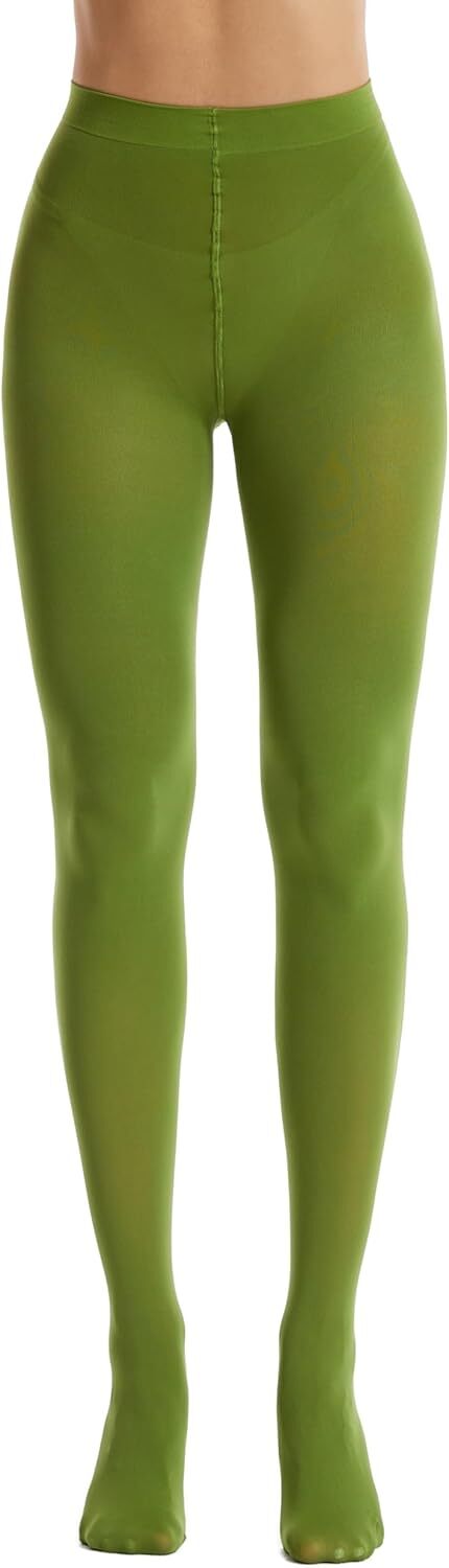 Women’s 80D Soft Opaque Footed Pantyhose Tights Plus Size Cosplay Ballet Wear