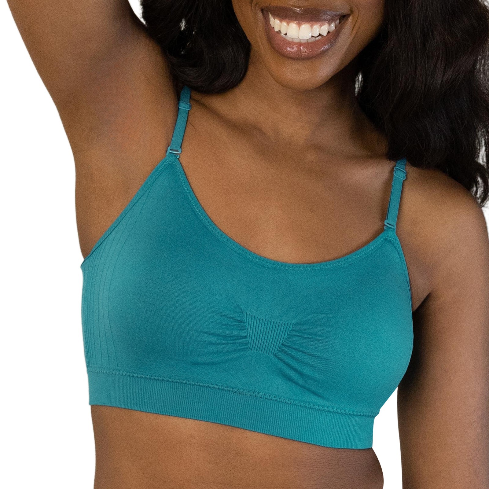 Women’s Seamless T-Shirt Bra Wireless Padded Bralette, No Underwire Everyday Bra