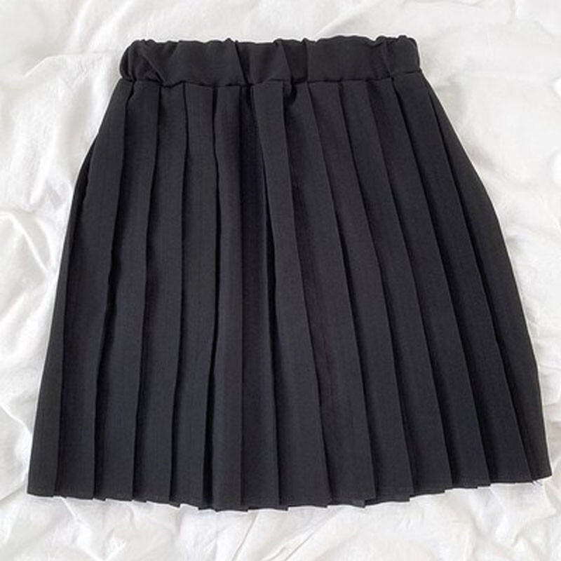 Plus Size 6XL 7XL 8XL Women Japanese School Uniform Shirt Tops Pleated Skirt