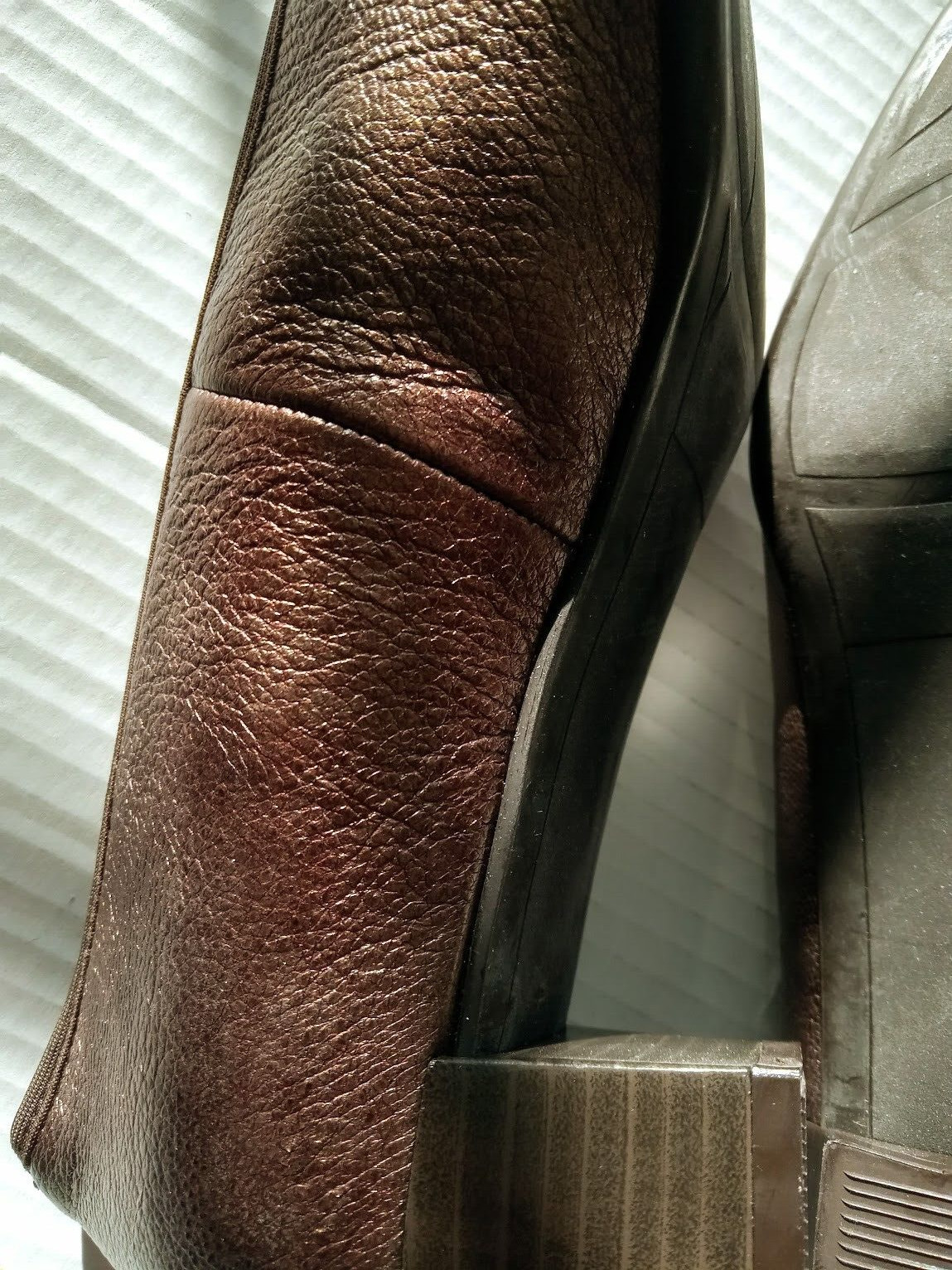 Theresia M. Women Dress Shoes, Gundi Gray Faux Leather Size US 7