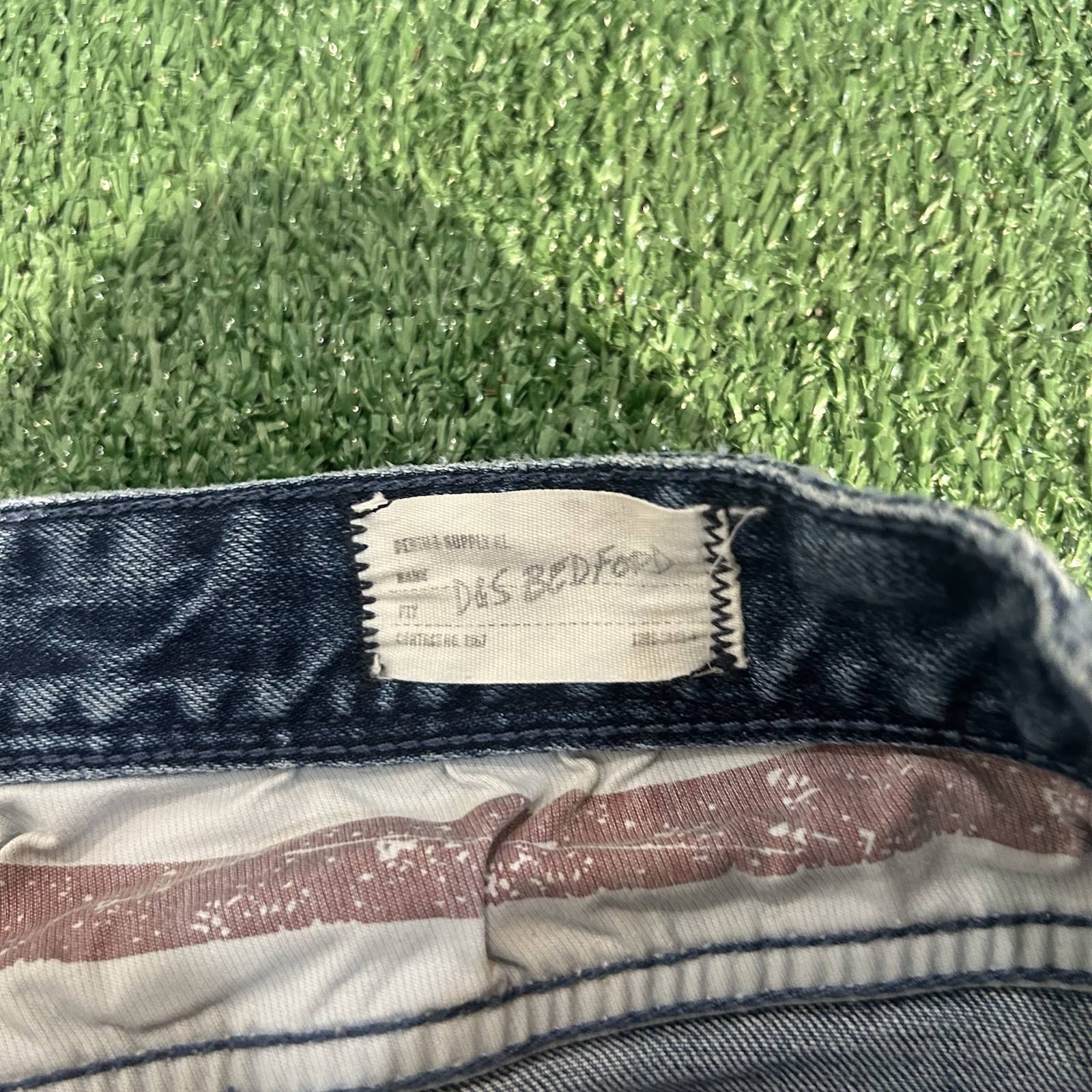 Distressed blue denim &Supply Polo Ralph Lauren jeans relaxed fit Size: 32″