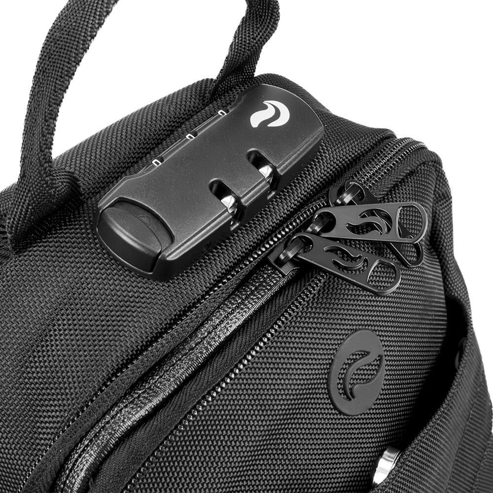 Skunk UNO Smell Proof Cross Body Smell Weather Proof Carbon Lining BLACK CANVAS