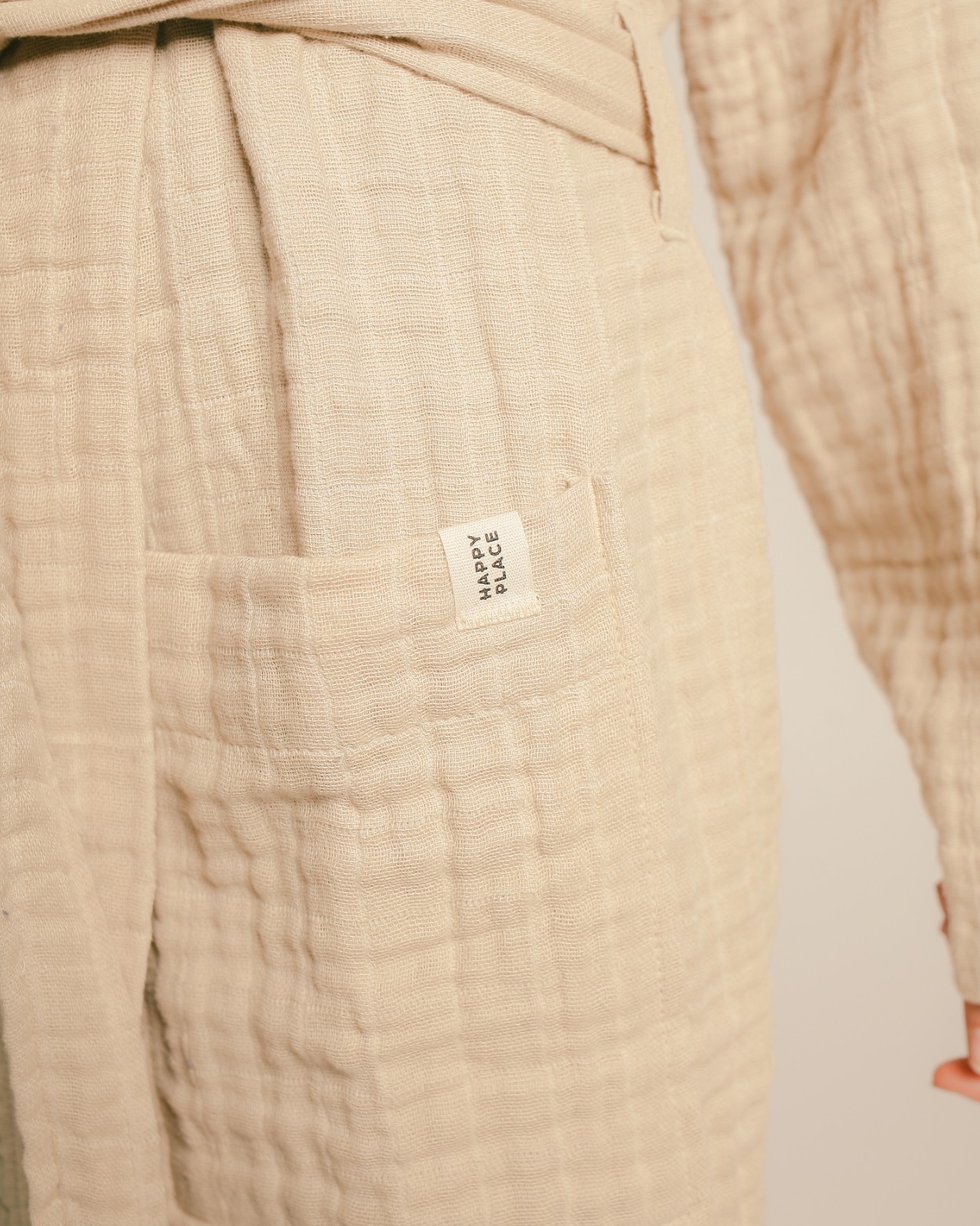 Happy Place Gauzy Sand Robe – Size X-Large