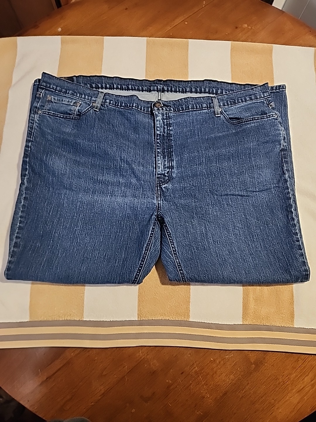 LEVI 541 Athletic Taper Jeans Stretch All Seasons Tech Big & Tall 54 x 32 Blue
