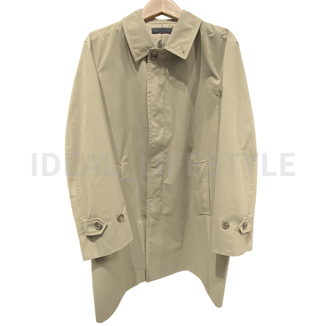 UNIQLO Single Breasted Coat S-4XL Beige Navy Water-Repellent 484613 Men NWT