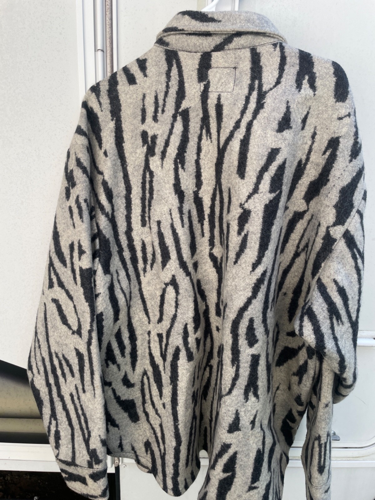 Vintage Autumnwood Inc Zebra print shirt