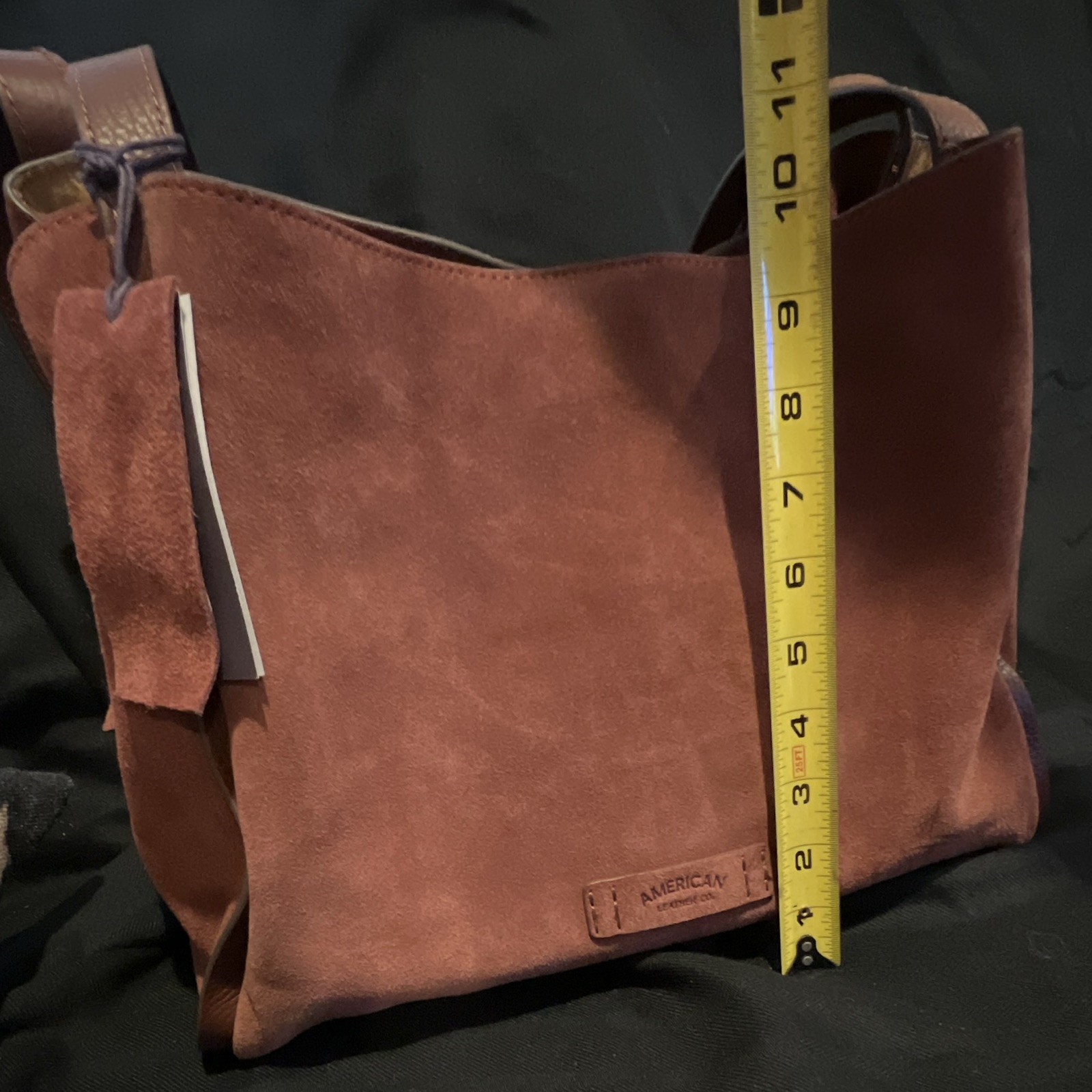 NWT American Leather Co. Auburn Triple Entry Tote Purse