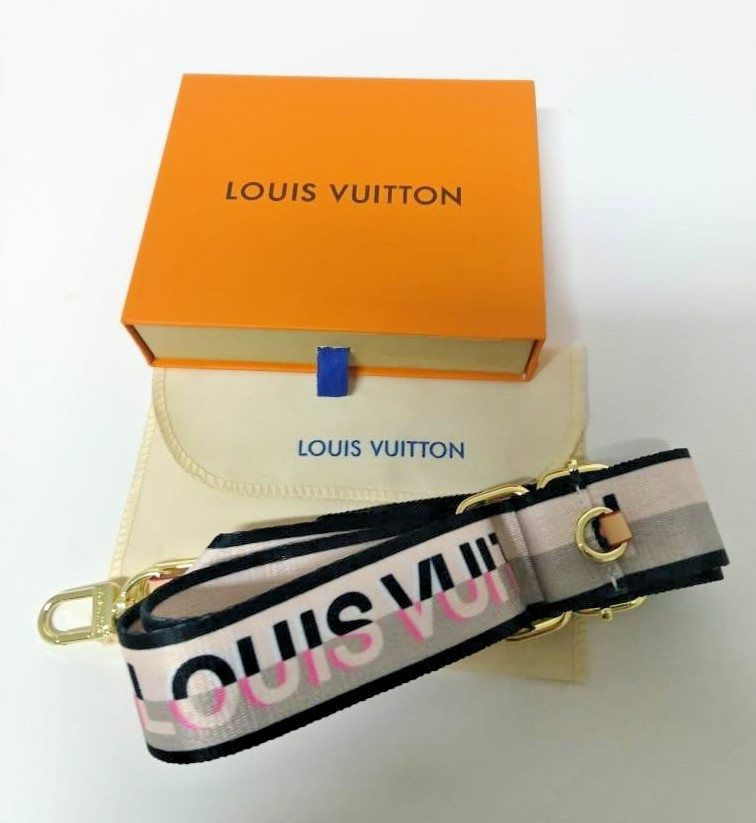 Louis Vuitton Speedy Bandouliere Adjustable Shoulder Strap Jacquard with Box
